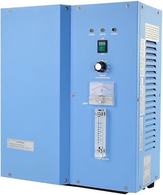 SP-8G Ozone Generator for Swimming Pools | 20,000 Gallon Capacity | 8g/hr Ozone Output, Chlorine-Free Water Purifier, Restores Clear & Clean Pool Water, Suitable for Pools up to 20,000 Gallons