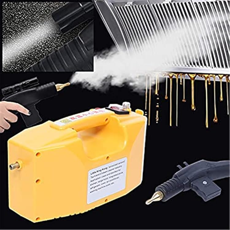 High Pressure Steam Cleaner 1600W Electric High Pressure Steam Cleaning Portable Handheld Steamer Cleaner Mobile Steam for Home Use Furniture Car