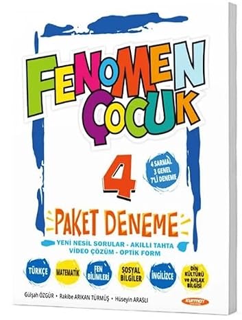 4. Sınıf Tüm Dersler Paket Deneme (7 Deneme) Fenomen Çocuk