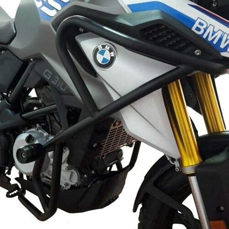 GP Kompozit Engine Guard Crash Bar Protection Black Compatible For BMW G 310 GS 2017-2024