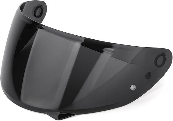 LKV HJ-34P Helment Visor Replacement - HJC C10 Motocycle Helmet Visor UV Protection Face Shield Compatible With HJ34P HJC C10 (Black)