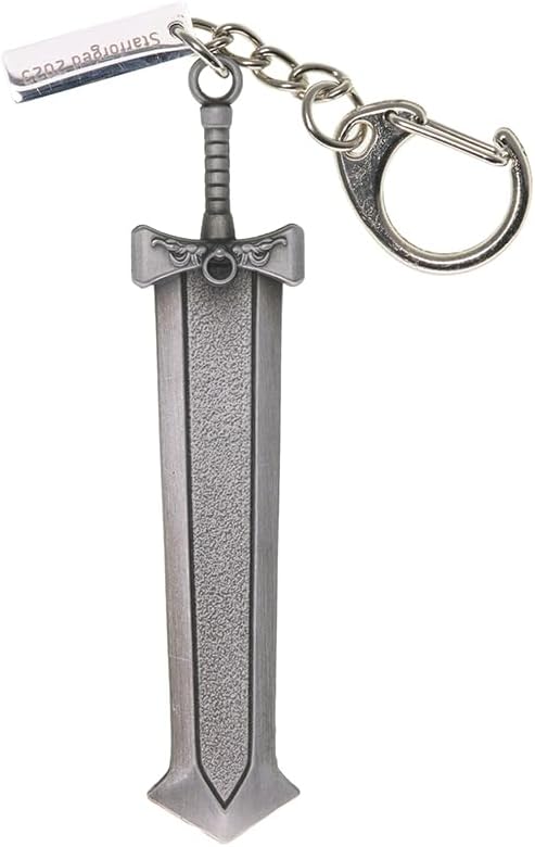 Starforged SoulCalibur 6 Requiem Great Sword Game Peripherals Licensed by Bandai Men's Accessories Keychain