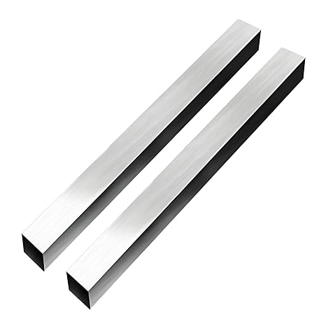 TEN-HIGH 2pcs High-Speed Steel Bar (HSS) 0.2" x 0.2" x 7.87" for Cutting Tools,Lathe Tool,Precision Ground Finish(5mm x 5mm x 200mm,Hardness HRC68~70)