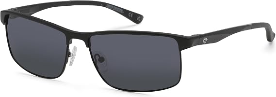 Harley-Davidson Sunglasses HD 1014 X 02D Matte Black/Smoke Polarized