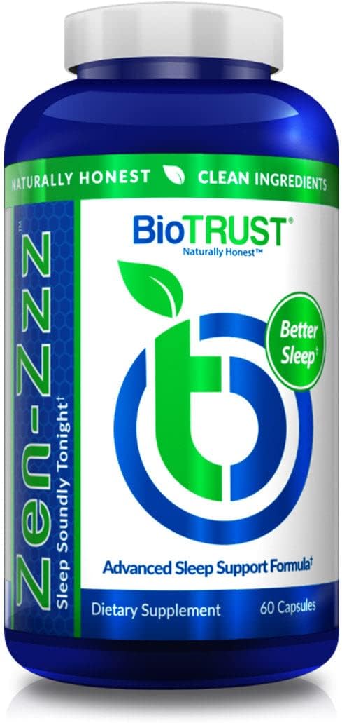 BioTRUST Sleep Aid Non-Habit Forming - Melatonin, Magnesium & L-Theanine