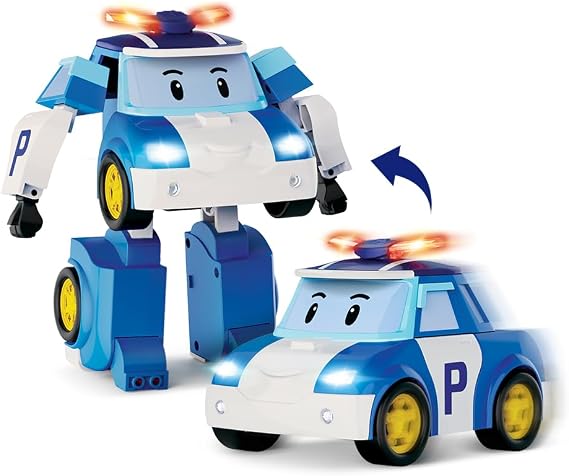 Sesli ve Işıklı Robocar Poli Büyük Transforming Robot Poli
