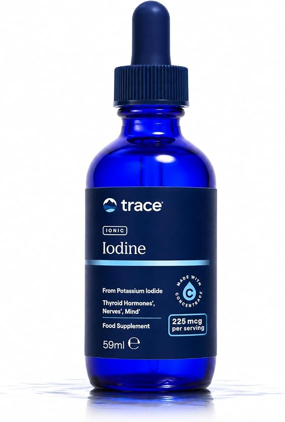 Trace Minerals Liquid Iodine Supplement from Potassium Iodide 225mcg 59ml