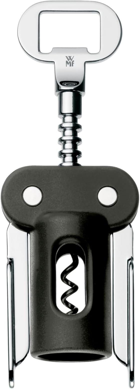 WMF Clever&More Corkscrew Wine 20 cm Wine Bottle Opener Bottle Opener for Wine and Prosecco Wine Opener with Bottle Opener