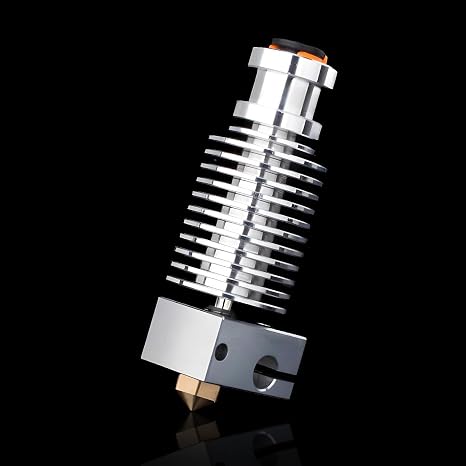 V6 All Metal Hotend,Prusa i3 MK3S+,MK3,MK2.5,MK2S 3D Printer Hotend,Upgrade V6 Copper+ Titanium Alloy Bi-Metal Heatbreak,Brass Nozzle 0.4mm,V6 Heater Block for V6 Hotend.