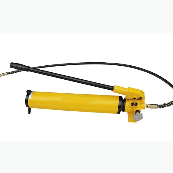 High Pressure Hand Operated Hydraulic Pump 10000 psi, Powerful Hydraulic Manual Lifting Pump CP-700B 2900cc ZG 3/8 in Connector Hydraulic Piston Hand Pumps for Industry
