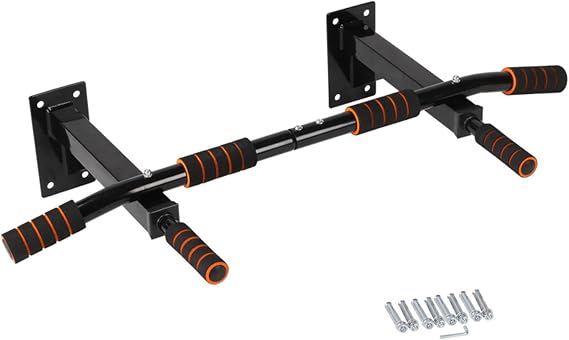 Wall Pull Up Bar Dip Rack Station Push