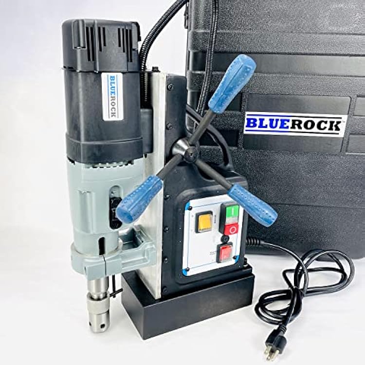 NEW! BLACK BRM-60A-B - BLUEROCK Tools Magnetic Drill - Mag Drill Typhoon Model