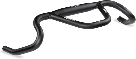 Satori Firebird Gravel Road Bike Bicycle Aluminum Alloy 30 Degree Flare Drop Bar Bent Handlebar with Integrated Front Extension - Clamp Size 31.8mm