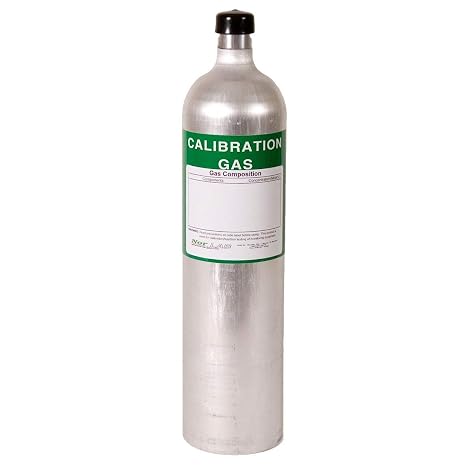 50 PPM Hydrogen Sulfide Calibration Gas, Balance Air, 58 Liter Aluminum Cylinder.