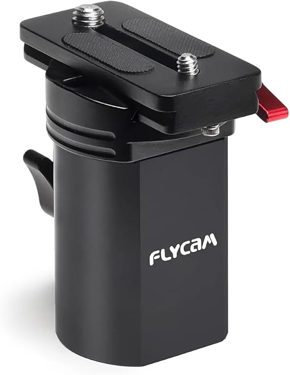 Flycam Gimbal Adapter for Vista & Galaxy Arm Vest | Heavy-duty CNC aluminum adapter supports up to 10kg and fits 16mm & 19mm arm vest systems.