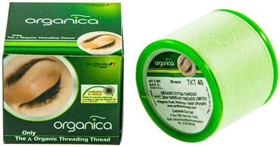 Organica Face & Eyebrow Threading Thread Organic x 1 thread spool eyebrow makeup facial dermaplaning hair removal epilator tool