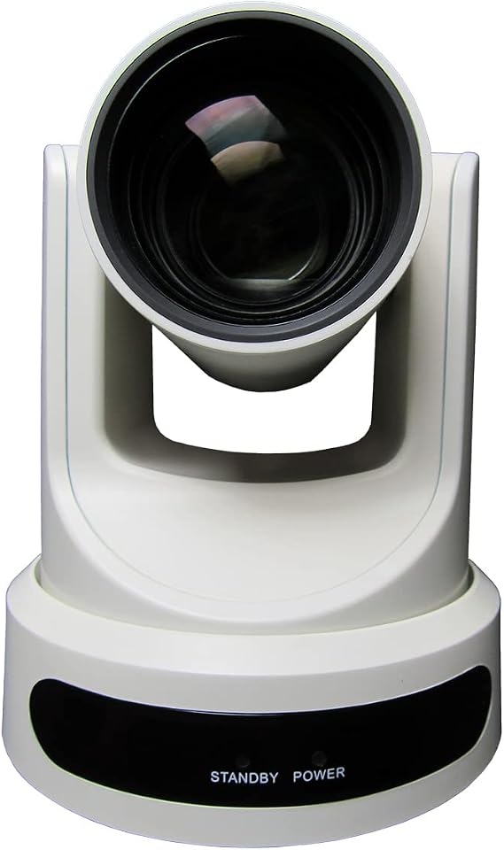 PTZOptics Live Streaming Cameras - 1080P Indoor PTZ Cameras with SDI, HDMI and IP Control + PoE (30X-SDI, White) | HDMI, IP control, PoE