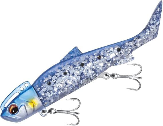 Major Craft TRSHD-18#8 Red Head Sea Bass Lure, Tide Drift, One Shad, 0.6 oz 18 g, Red Head
