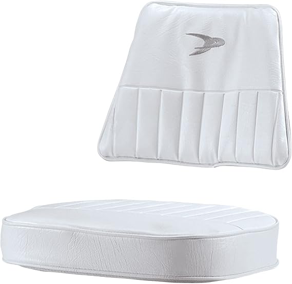 Wise 8WD015-2-710 Standard Pilot Chair Cushion Set,White