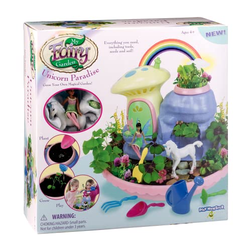 Unicorn Paradise Toy Figurine Plant Kit Grow a Garden for Dahlia the Fairy and Friends Ages 4