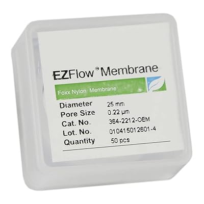 Foxx Life Sciences 364-2212-OEM EZFlow Membrane Disc Filter, Nylon, 25 mm Diameter, .2 m Pore Size Pack of 50