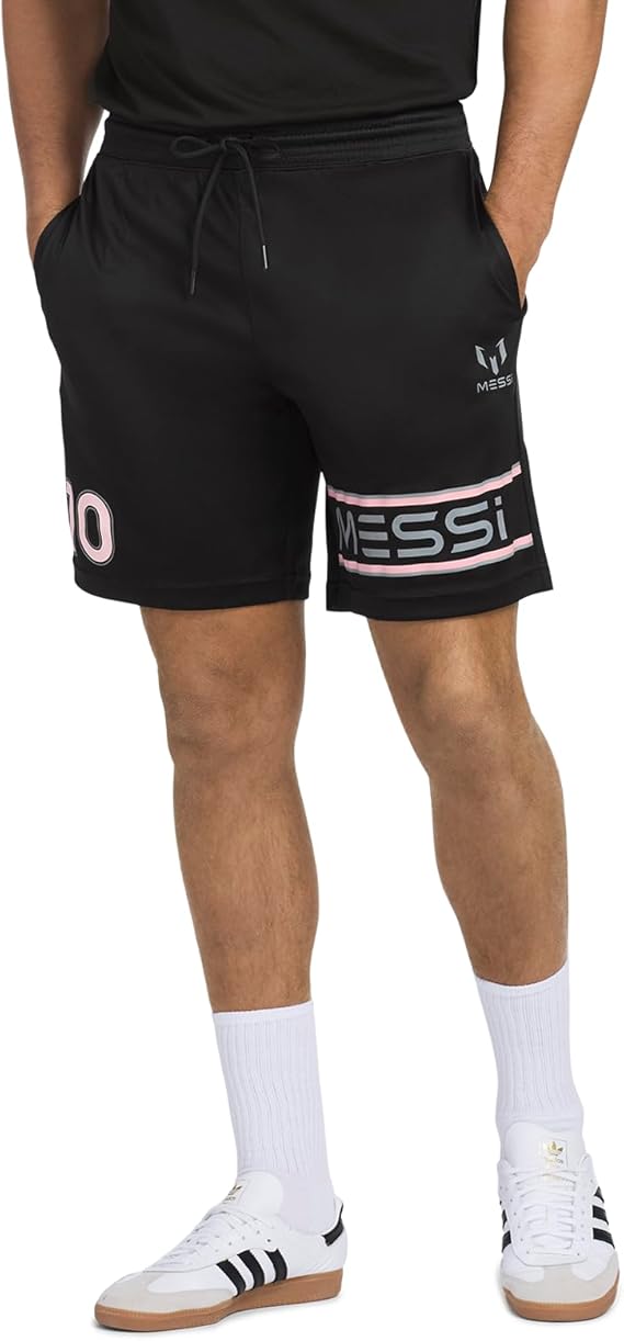 Messi Men's Lifestyle Barz Shorts with Drawstring, Comfortable Fit