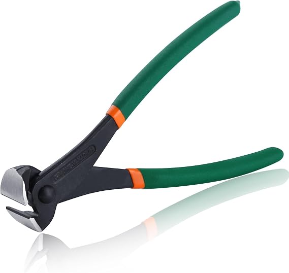 SPEEDWOX 8-Inch End Cutting Pliers Nail Puller End Cutting Nippers Nail Remover Tools Staple Puller Nippers Tool Nail Puller Tool For Carpenter Wire Cutting End Snips For Pulling Nails Cutting Wires