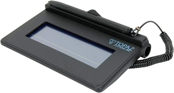 Topaz SigLite T-S460 Serial Electronic Signature Capture Pad T-S460-B-R