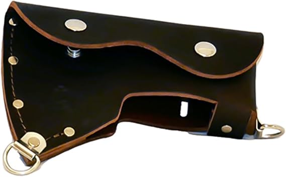 COUNCIL TOOL Velvicut Hudson Bay Axe Leather Sheath, Bit Cover