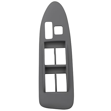 Osompar Window Switch Bezel Panel Front Driver Side Compatible with Toyota Camry 1997-2001 Door Window Switch Cover Accessories Gray
