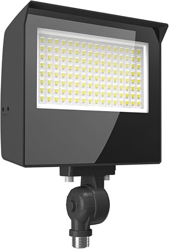 RAB Lighting X22 4-Way Adjustable Dusk to Dawn LED Flood Light, 3000K/4000K/5000K Selectable, 30W/60W, 55/75/90 Beam, 0-10V Dim, 120-277V, Bronze, 7.81 x 3.44 x 10.63 inches