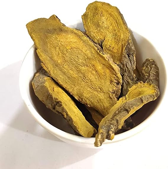 veena Revanchini Lakdi - Revan Chini Roots - Revand Khatai Jadd - Rhubarb Roots - Rewand Khatai - Rheum Emodi (100 GMS)