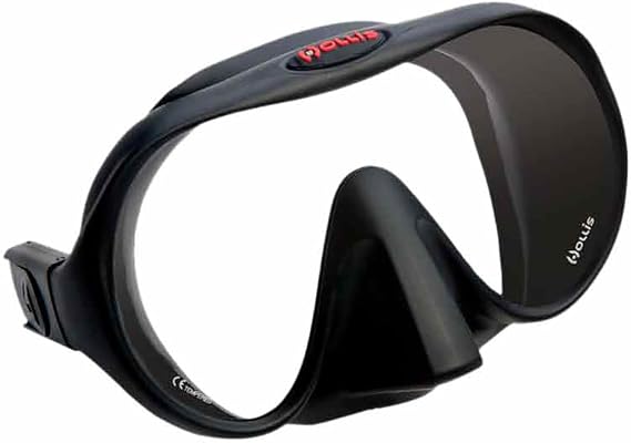 Hollis M-1 Mask | Ideal for Scuba Diving and Snorkeling | Ultra Clear Glass | Comfortable, Frameless Silicon Skirt | Wide Range of Vision | Distortion Free Vision | Fantastic Color Visibility