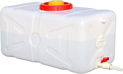 NAKAN Large Storage Container Portable Water Bucket Plastic Travel Desktop Container Rainwater Collection Storage Container Outdoor Water Storage for Camping Hiking ClimbingSize:25L