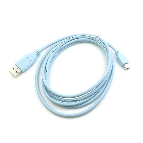 6FT Mini USB Routers & Switches Cable Network Router Console Cable CAB-Console-USB Compatible with Cisco 1900,2900 and 3900 Series Routers,2960,3750,and 3750-X Catalyst Series Switches