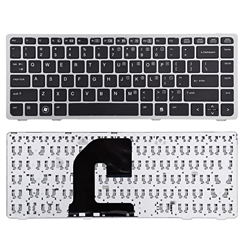 TLBTEK Keyboard Replacement Compatible with HP Probook 6460B 6465B 6470B 6475B and Elitebook 8460P 8460W 8470P 8470W Series Laptop 642760-001 635768-001 6037b0058801 700947-031