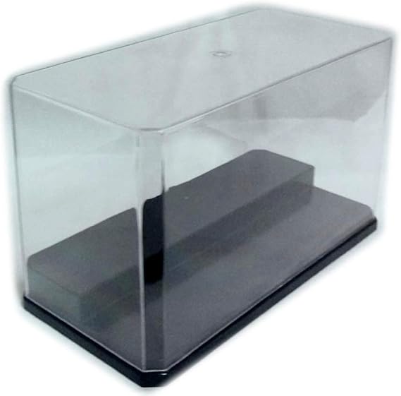 Stair Style Clear Plastic Collection Display Case/ Display Box for Mini Figures and Toy W6.6" x D3.3" x H3.9"