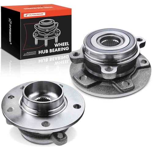 A-Premium 2 x Front or Rear Wheel Bearing and Hub Assembly Compatible with Fiat 500X 2016-2019 & Jeep Renegade 2015-2020, Compass 2018-2020