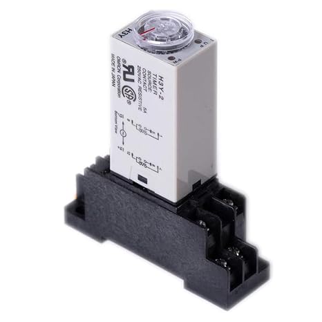 Time Delay Relay Timer Switch 0-30 Seconds H3Y-2 AC 110V DPDT with Socket Base