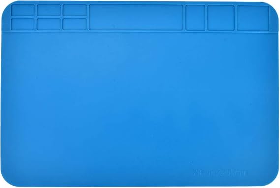 Silicone Soldering Mat AntiStatic | Magnetic Electronic Repair Mat, Heat Insulation, AntiSlip, for BGA Gun Soldering, Workbench Phone Laptop Repair