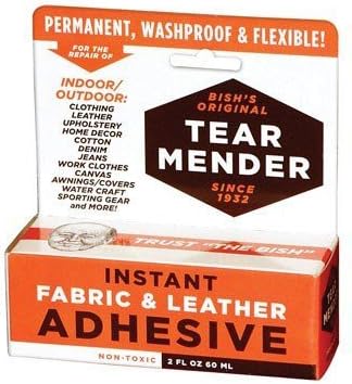 Tear Mender Adhesive Fabric And Leather Carded 2 Oz8