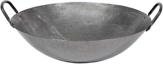 Town Food Equipment - 30" Steel Hand Hammered Cantonese Wok
