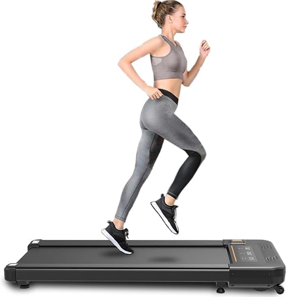 Under Desk Treadmill Walking Pad with Remote Controll, Heavy Duty 2.5HP 300LBS