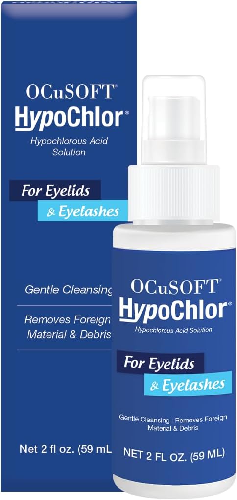 OCuSOFT HypoChlor Spray - Hypochlorous Acid Spray for Eyelids - 2 fl oz
