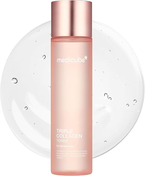 Medicube Triple collagen toner 4.0 140 ml - facial toner with moisturising and firming effect