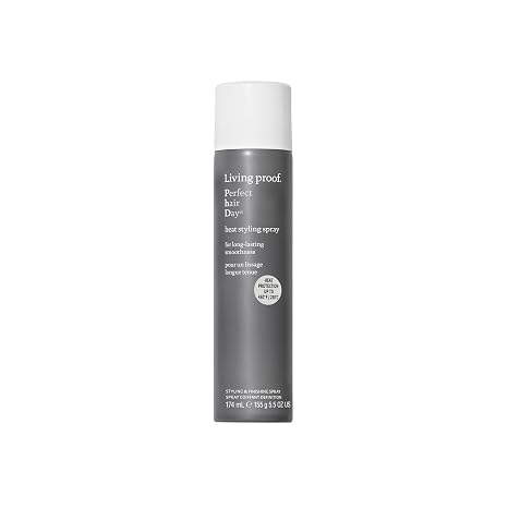 Living Proof Perfect Hair Day Heat Styling Spray Smoothness for 48 Hours, Heat Protection up to 450F, Ultra-Fine Mist for Damp or Dry Hair