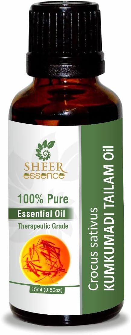 Kumkumadi Tailam Essential Oil - Ayurvedic Blend Oil for Skin 100% Pure and Natural - 5 ML to 1000 ML (1000 ML)