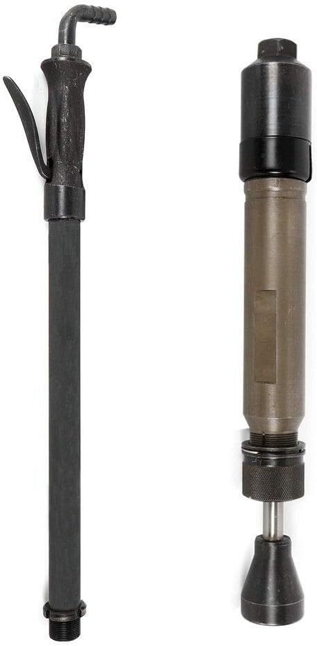 Pneumatic Tapping Machine, Air Drill Tapper, Air Hammer Earth Sand Rammer for Industry Construction Project Make Bricks & Concrete (D9 Length: 1180mm)