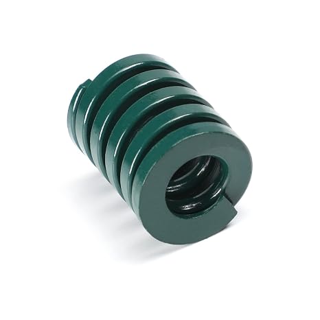 20mm OD 10mm ID 25mm Long Spiral Stamping Heavy Load Compression Mould Die Spring for 3D Printer Accessories Mechanical Equipment Green Tone 1pcs