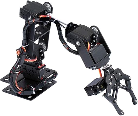 Robotic Arm 6DOF Robot Arm Kit, Mechanical Arm Claw Set for Educational and Handicrafts Projects